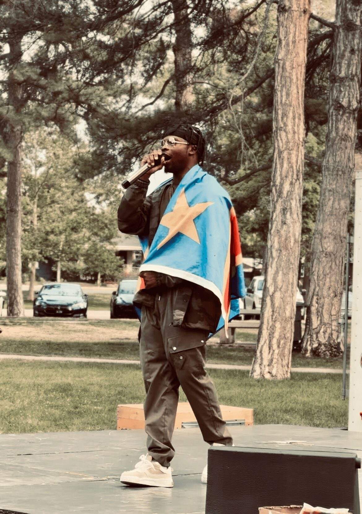 Portrait de Black Pater, créateur congolais installé dans l'Utah